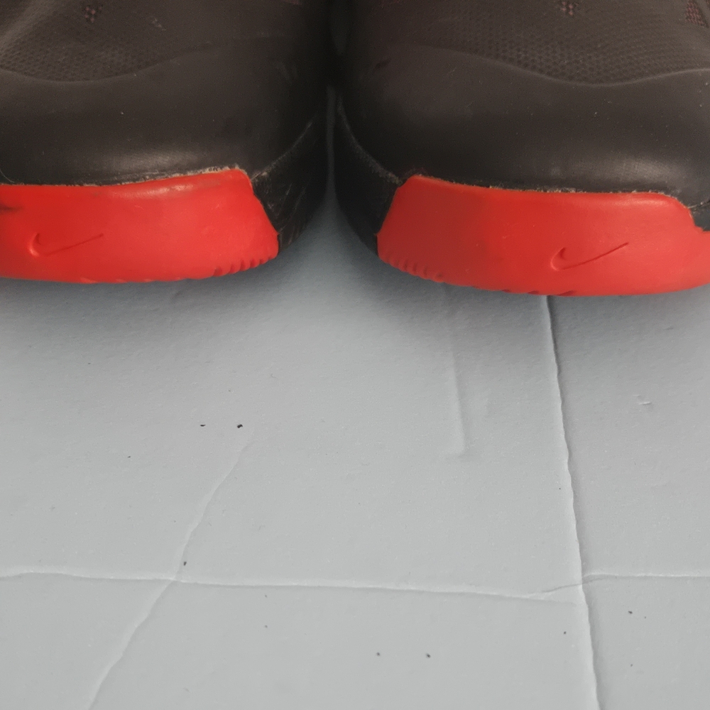 Nike Black and Orange High-Top Sneakers - Picture 6 of 10